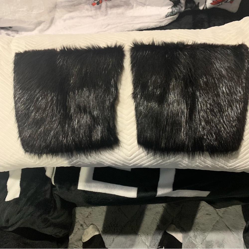 Prada Beaver Fur Leg Wraps